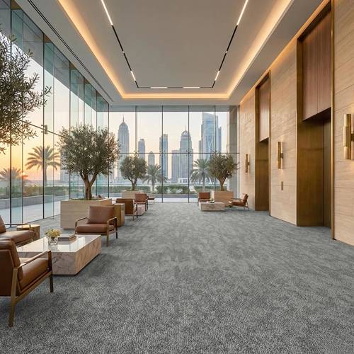 british carpet mills sky gardens 575 carpet tiles in hotel hall