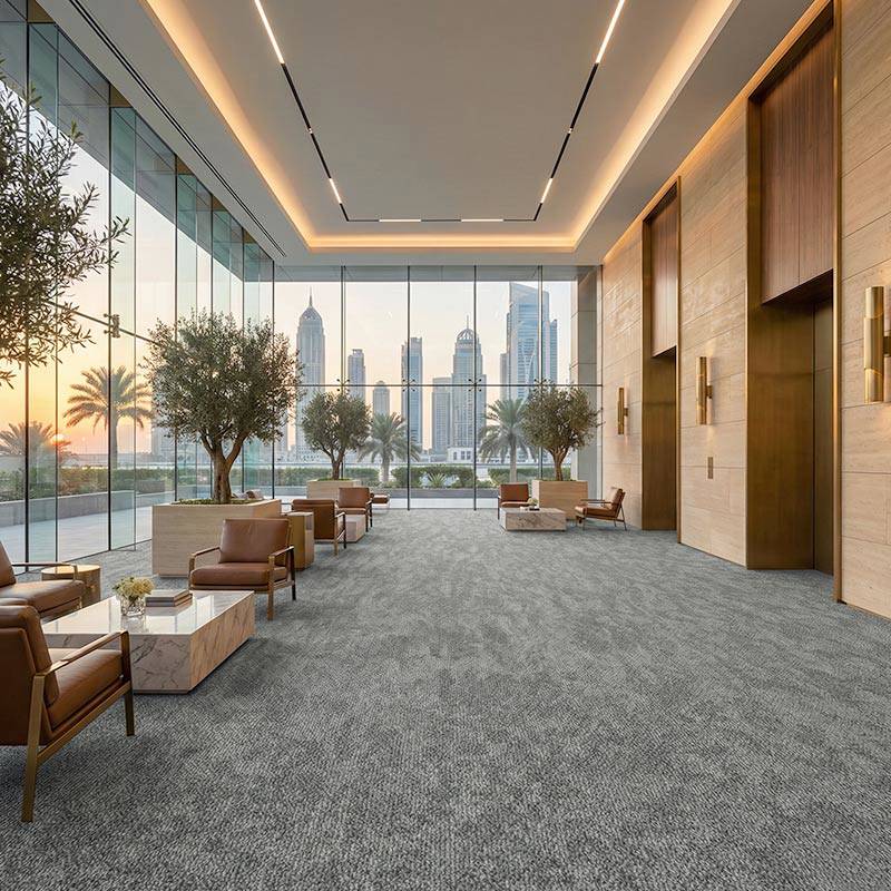 british carpet mills sky gardens 575 carpet tiles in hotel hall