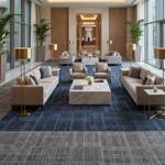 british carpet mills blue casini 558 carpet tiles in reception