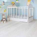 gerbur golden oak stone plastic composite flooring in kids room