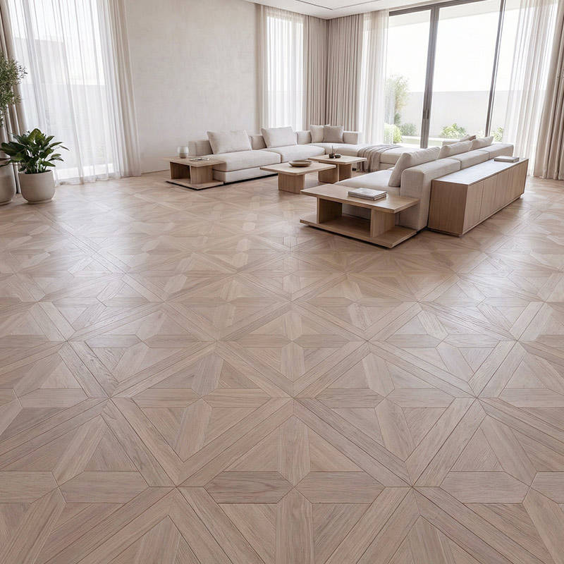 RP Chelsea Square Gilded Lines Cask 16 Luxury Livingroom Parquetry Wood Flooring