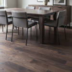 SH Black 08 Engineered Wood Flooring Decorum Dinning Room Flooring