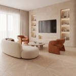 RP Chelsea Square Elegant Wave Dove 14 Parquetry Wood Flooring Living Room