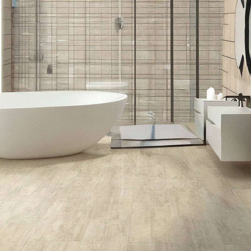 QS Ambient Cream Travertin Bathroom