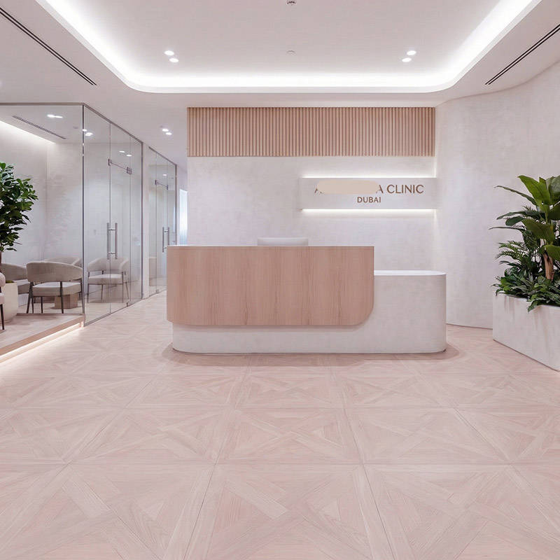 RP Chelsea Square Elegant Wave Tundra 08 Parquetry Flooring Reception