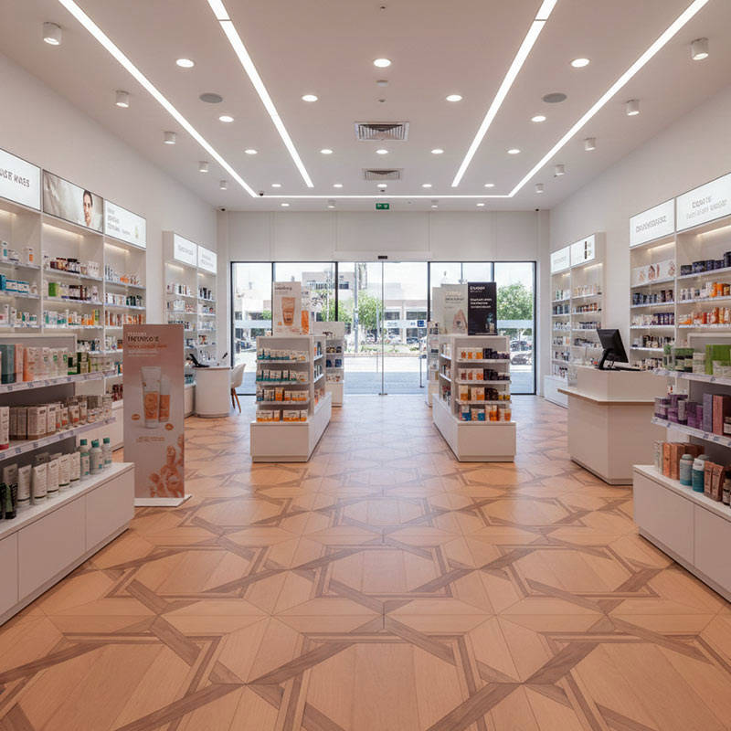 RP Chelsea Square Linear Vogue Cinnamon 21 Pharmacy Parquetry Wood Flooring