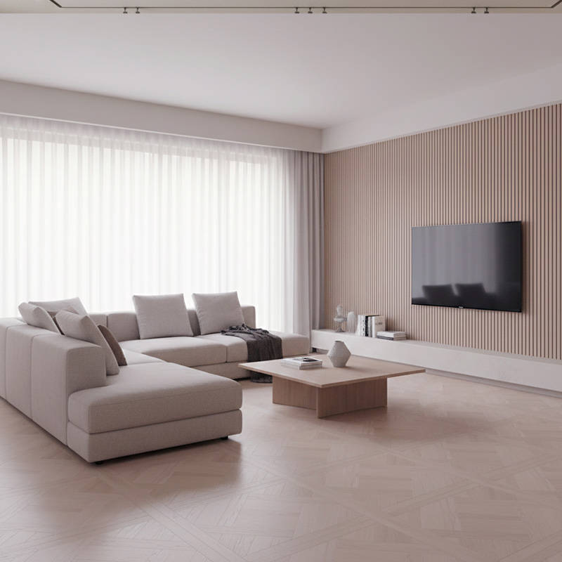 RP Chelsea Square Versailles Cask 16 Parquetry Wood Flooring Livingrom
