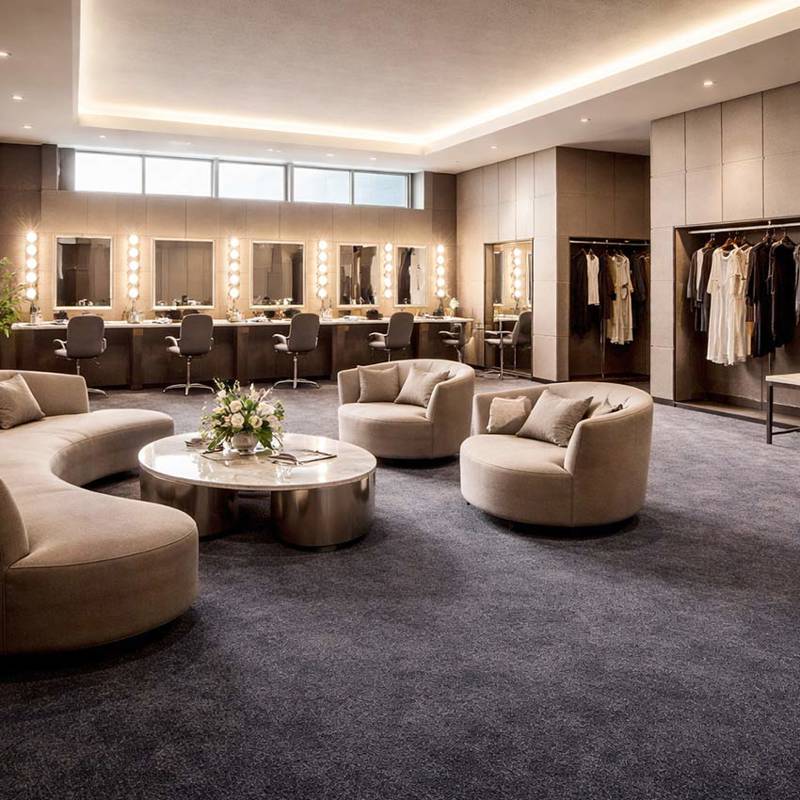 Wall To Wall Carpet Tiles Balta Lily CRP BLT LIL 03 Backstage Artist Preparation Lounge