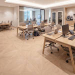 RP Chelsea Square Elegant Wave Dawn 09 Parquetry Flooring Co Warker Desk Zone