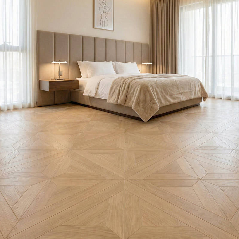 RP Chelsea Square Gilded Lines New Butterscotch 19 Bedroom Parquetry Wood Flooring
