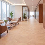 RP Chelsea Square Lush Square Honeycombe 13 Office Waitingroom Parquetry Wood Flooring