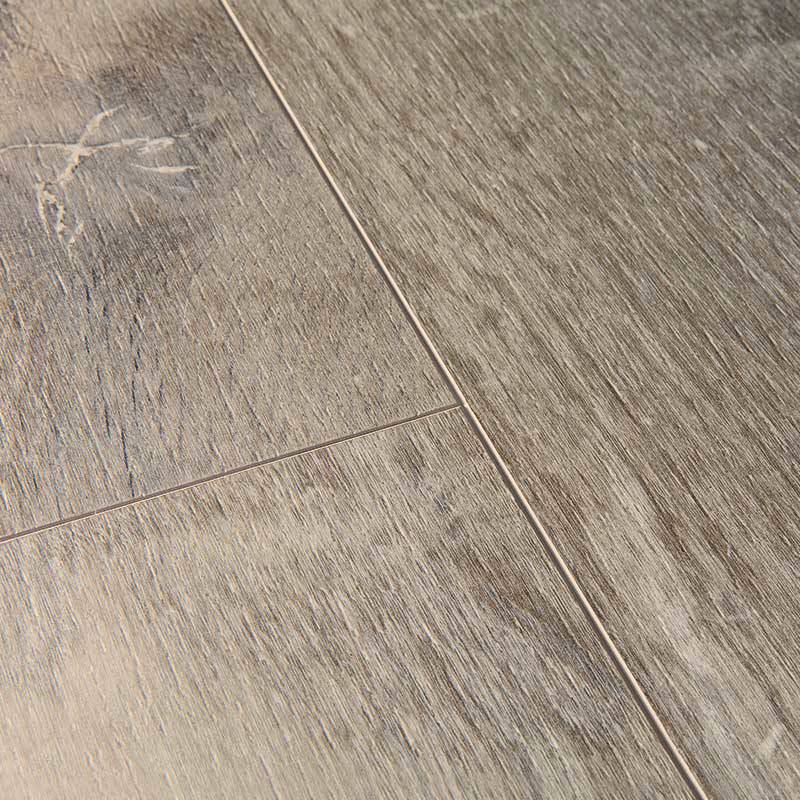 QS Pulse Sand Storm Oak Brown Vinyl Click Flooring Swatch Edges