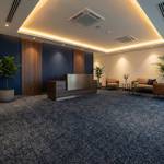 british carpet mills sky gardens 558 carpet tiles in reception