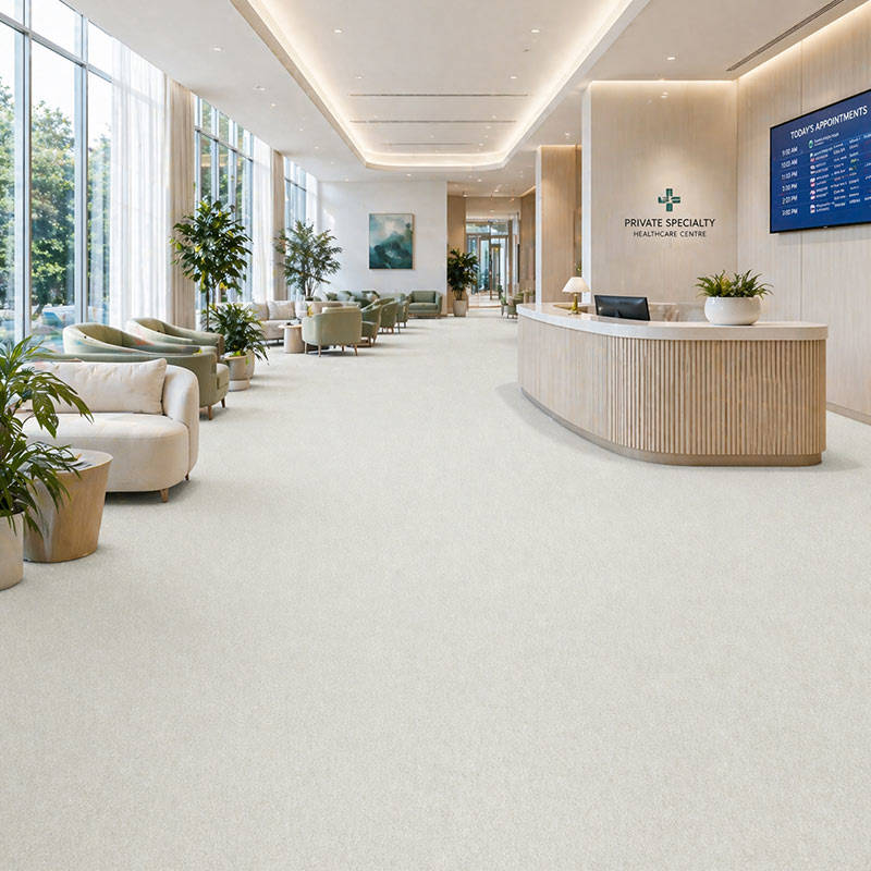 Wall To Wall Carpet Tiles Balta Primrose CRP BLT PRIM 02 Balata Primrose Wall To Wall Carpet CRP BLT PRIM 02 Modern Healthcare Lobby