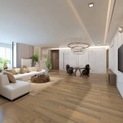 gerbur ultra urban oak laminate flooring in lounge
