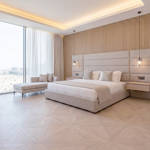 RP Chelsea Square Elegant Wave Mist 07 Parquetry Flooring Bedroom