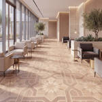 RP Chelsea Square Art Mosaic Cedarstone 11 Villa Hotel Waitingarea