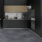 Dark Stained Concrete Kitchen 2