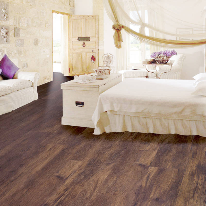 Gerbür Nature LVT Fired Chestnut Bedroom Flooring
