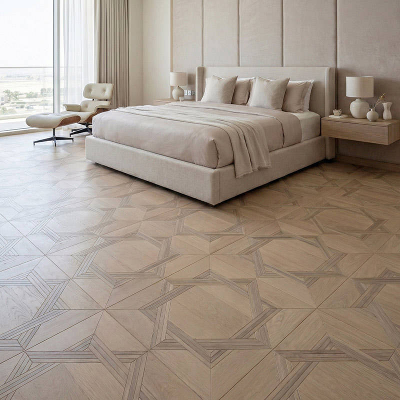 RP Chelsea Square Linear Vogue Sandcastle 10 Bedroom Parquetry Wood Flooring