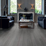 QS Balance Silk Oak Dark Grey Vinyl Click Livingroom