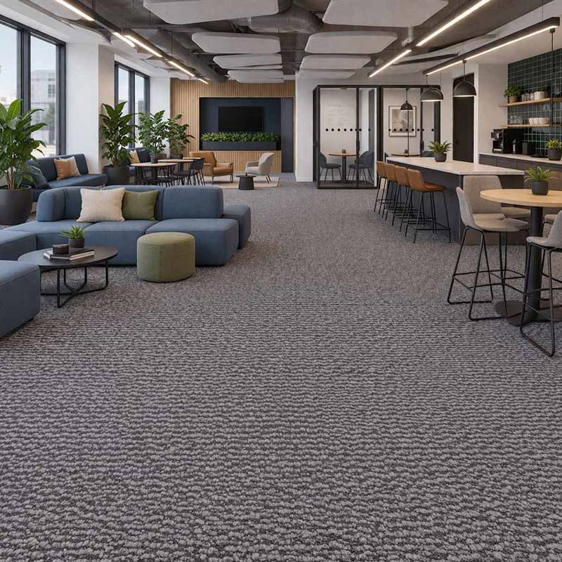 Wall To Wall Carpet Office Lounge With Collaborative Spaces CRP BLT ACE 05