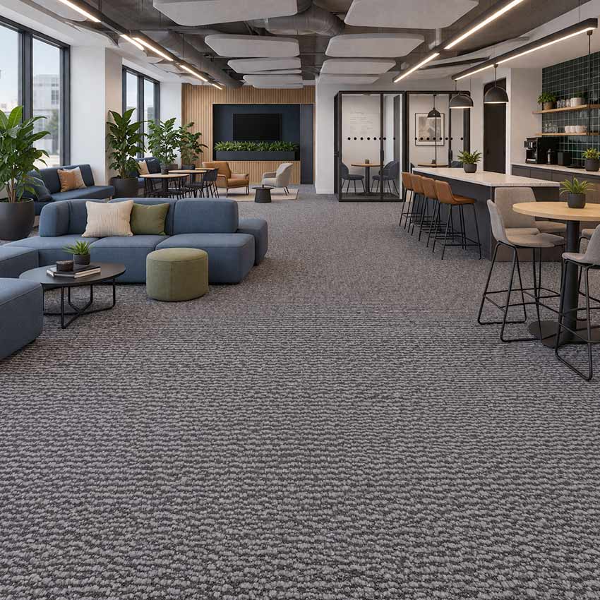 Wall To Wall Carpet Office Lounge With Collaborative Spaces CRP BLT ACE 05