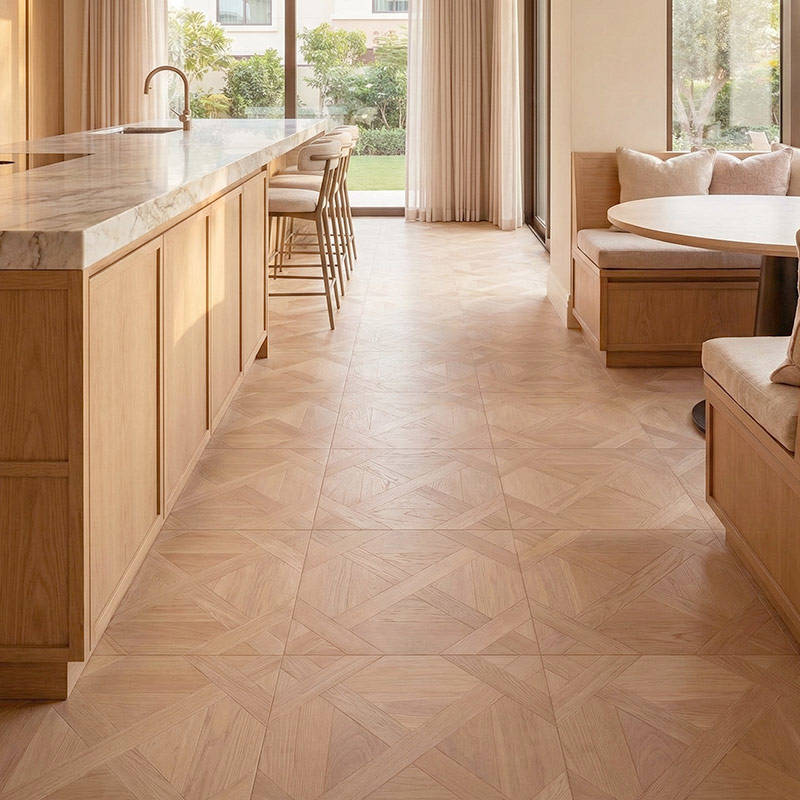 RP Chelsea Square Lush Square Heather 12 Kitchen Dinningroom Parquetry Wood Flooring