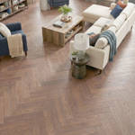 SH Castle Chocolate 07 Engineered Wood Flooring Eternal Herringbone Family Room Flooring