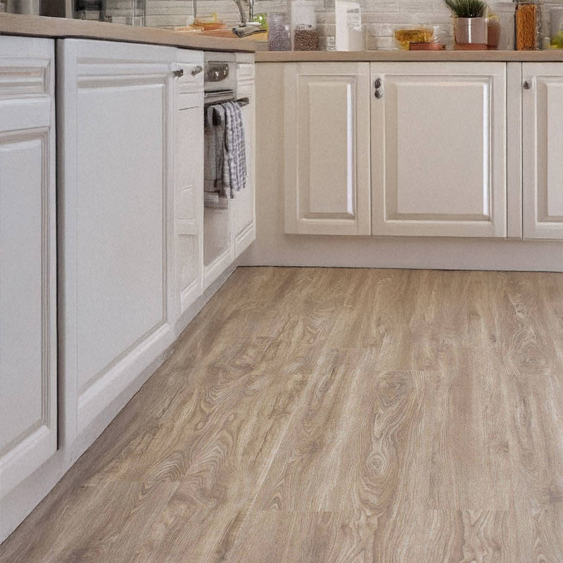gerbur aqua click lime tree vinyl click flooring in kitchen space