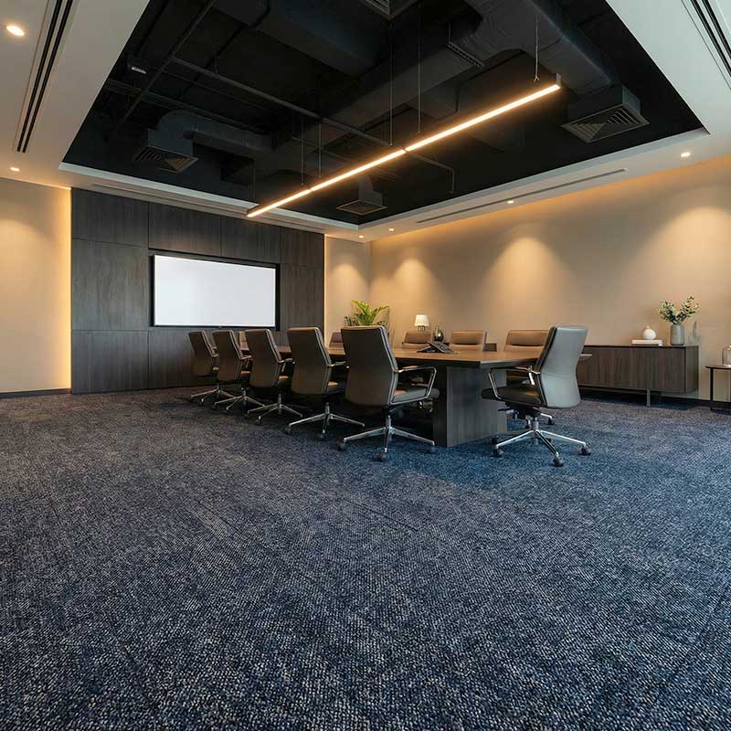 british carpet mills sky gardens 558 carpet tiles in board room
