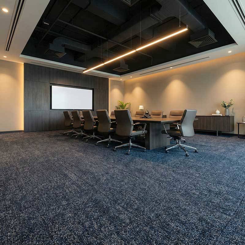 british carpet mills sky gardens 558 carpet tiles in board room