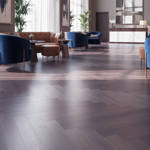 RP Herringbone Butterscotch 19 Engineered Wood Flooring Reception