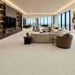 Wall To Wall Carpet BCM Wealthy Gathering CRP BLT WG 02 Modern Luxury Living Room