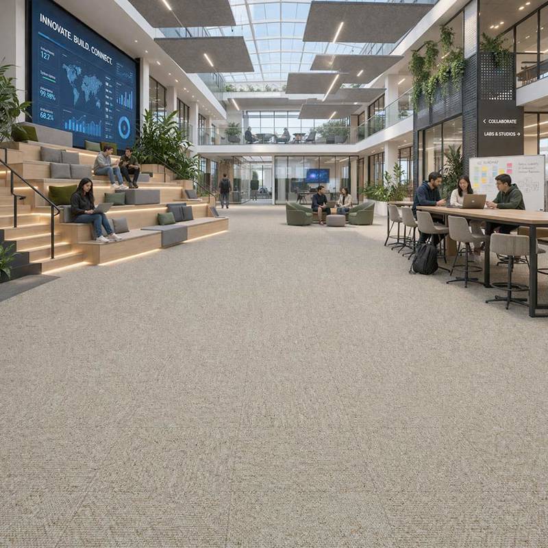 Shark 752 Carpet Tiles Modern Workspace With Collaborative Ambiance
