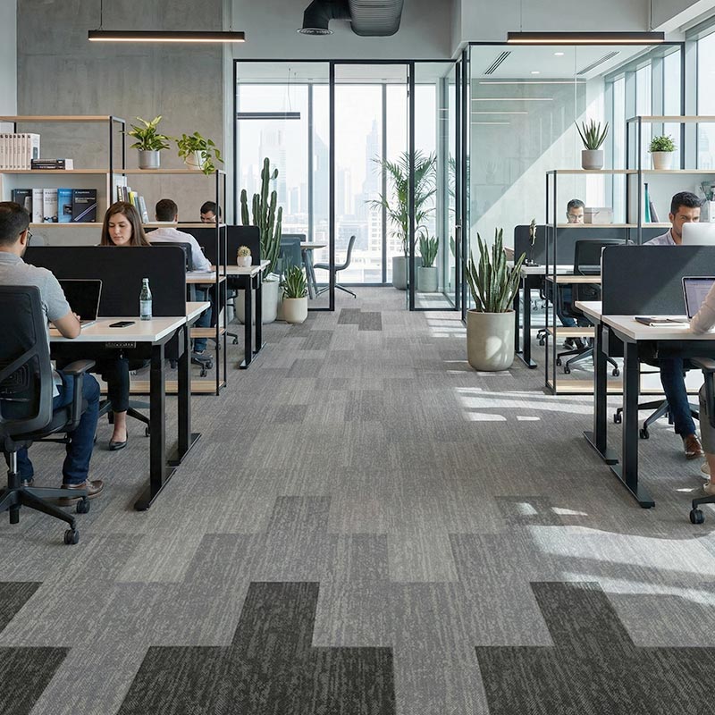 british carpet mills sig aut carpet in office area