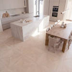 RP Chelsea Square Elegant Wave Ivory 06 Kitchen Dinning Parquetry Wood Flooring