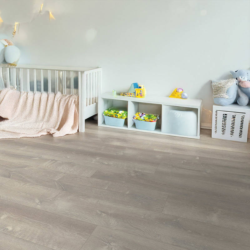 QS Pulse Sand Storm Oak Warm Vinyl Click Flooring Kidsroom