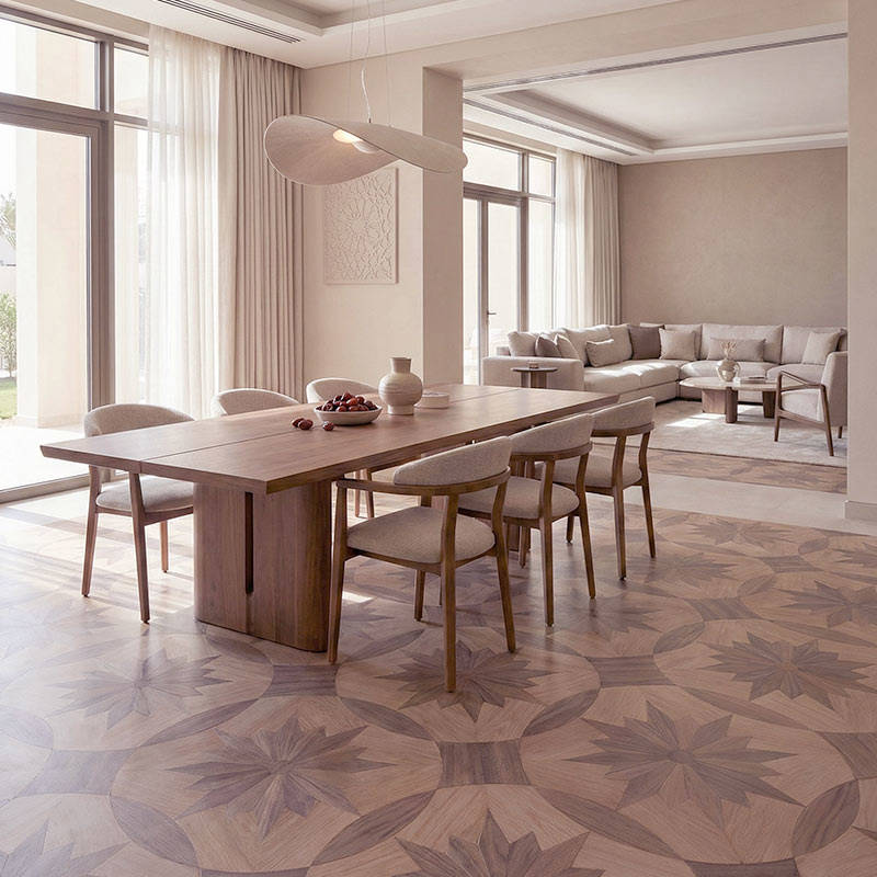 RP Chelsea Square Magnificence Colorado 20 Villa Dinning Parquetry Wood Flooring