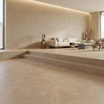 RP Chelsea Square Elegant Wave Tawny 15 Parquetry Wood Flooring Villa Lounge