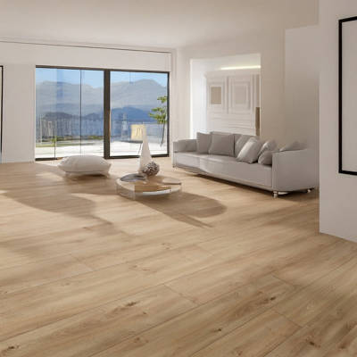 gerbur ultra garda oak laminate flooring in chic living space