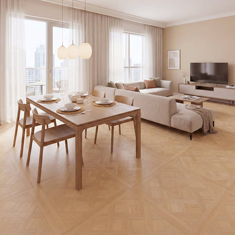 RP Chelsea Square Versailles Butterscotch 19 Parquetry Wood Flooring Livingroom