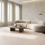 RP Boa Hybrid Herringbone Mist 07 Villa Livingroom Enginrred Wood Flooring
