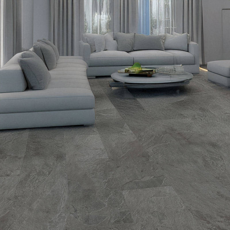QS Ambient Grey Slate Livingroom Vinyl Click