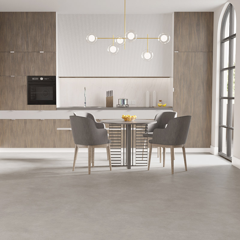 eclipse prato m92 sheet vinyl flooring in dining space