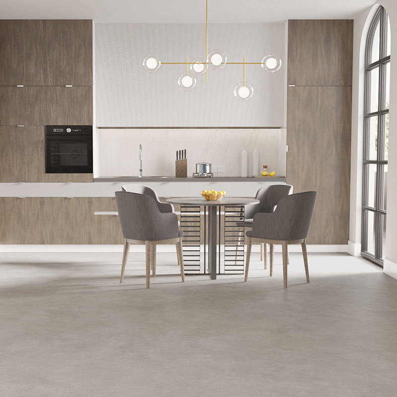 eclipse prato m92 sheet vinyl flooring in dining space