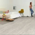 classic oak grey laminate flooring in bedroom