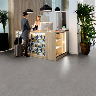 centra sedna t94 sheet vinyl flooring in office reception