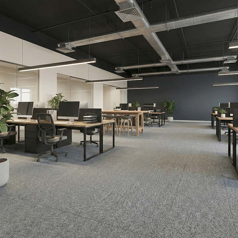 british carpet mills sky gardens 575 carpet tiles in office