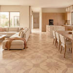 RP Chelsea Square Magnificence Honeycomb 13 Living Dinning Area Parquetry Wood Flooring